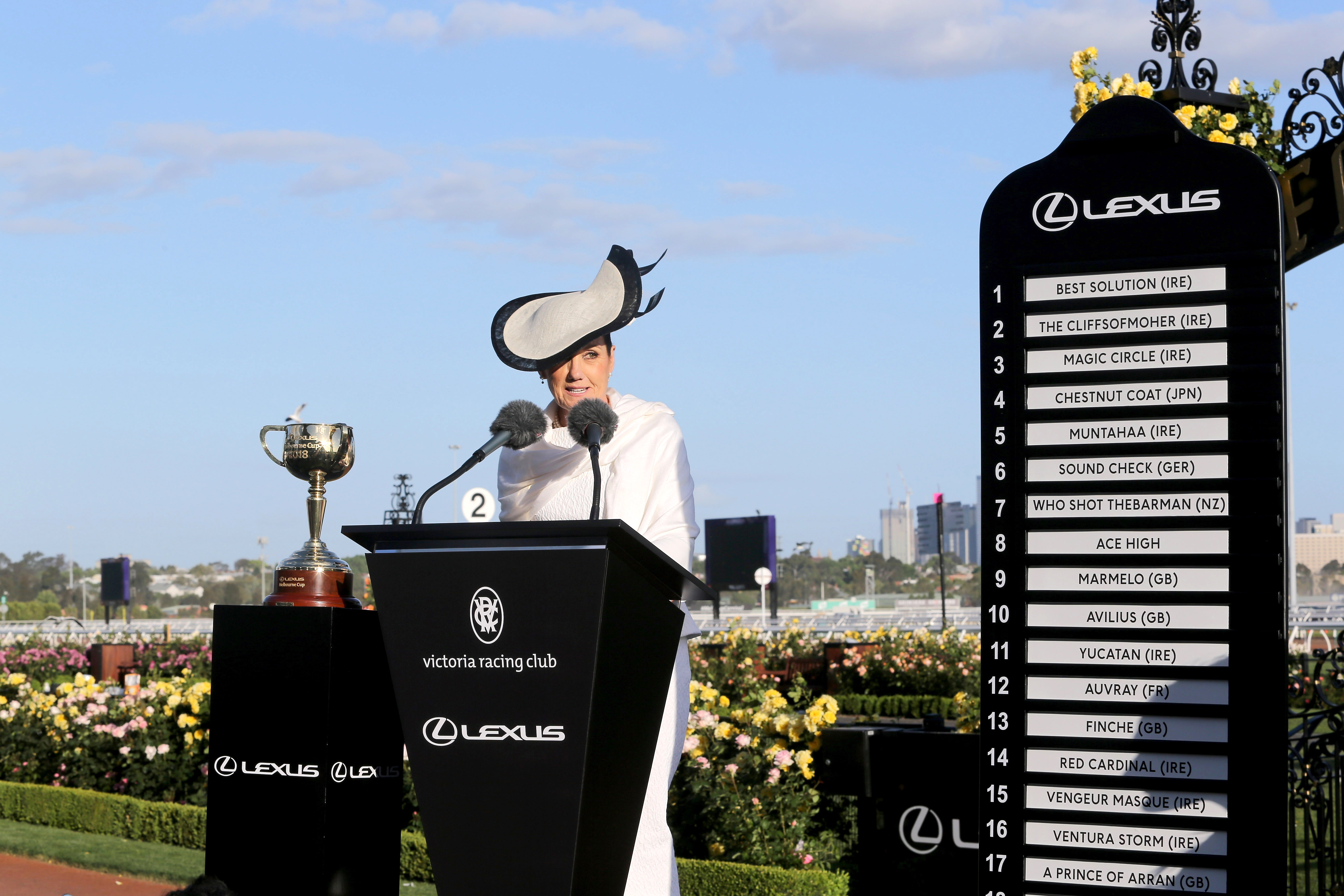 Melbourne Cup Barrier Draw design&deliver